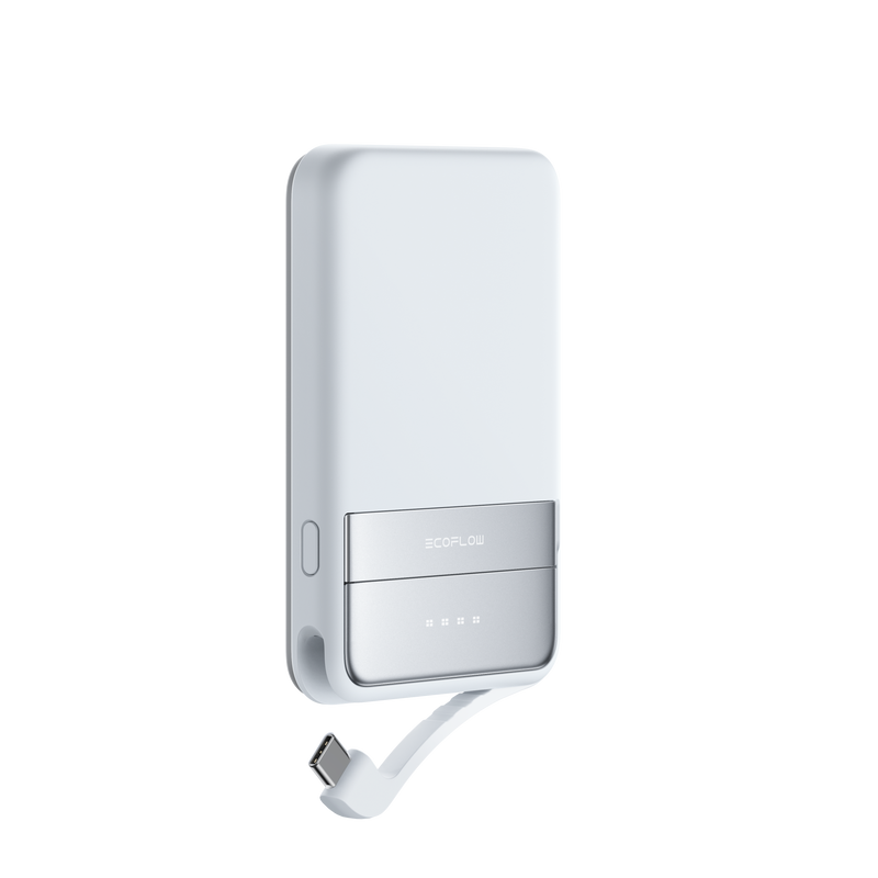 Laden Sie das Bild in Galerie - Viewer, EcoFlow RAPID magnetische Powerbank 5000 mAh blau (Qi2 MagSafe)