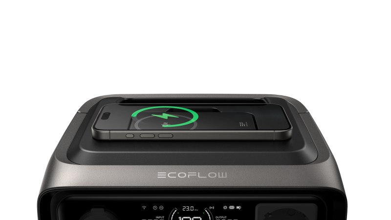 Laden Sie das Bild in Galerie - Viewer, EcoFlow RIVER 3 Plus Max Wireless Powerstation 858 Wh, mit Rapid 5k Powerbank, EU Version

