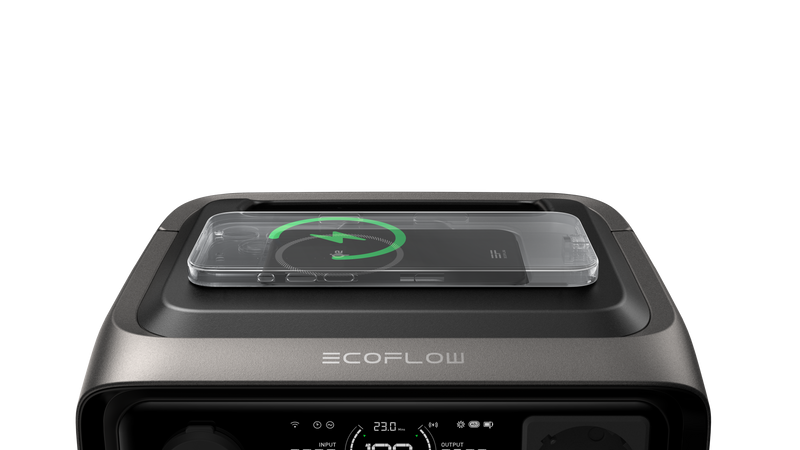 Laden Sie das Bild in Galerie - Viewer, EcoFlow RIVER 3 Plus Max Wireless Powerstation 858 Wh, mit Rapid 5k Powerbank, EU Version
