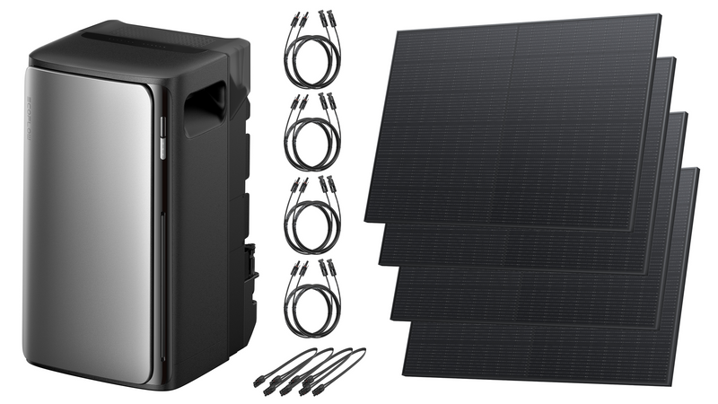 Laden Sie das Bild in Galerie - Viewer, EcoFlow Balkonkraftwerk Set | STREAM Ultra Solarbatterie (1.92 kWh) / 600 W CH-Version | 1200 W AC Ausgang | 4 MPPT

