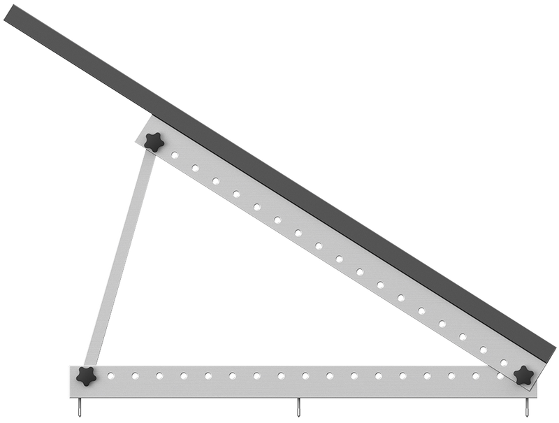Laden Sie das Bild in Galerie - Viewer, EcoFlow Kipphalterung 28'' für EF Solarpanel 100 W (starr)
