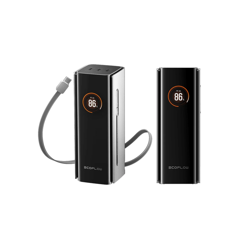 Laden Sie das Bild in Galerie - Viewer, EcoFlow RAPID Pro Powerbank 20'000 mAh grau | 120 W laden, bis zu 230 W entladen | + ausziehbares 100 W USB-C Kabel
