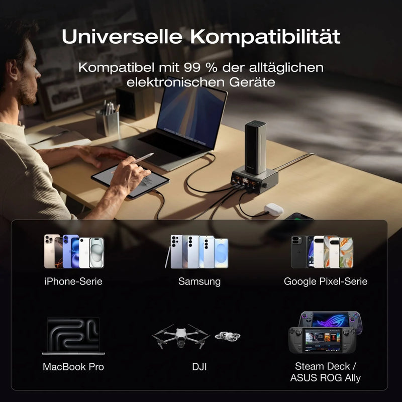 Laden Sie das Bild in Galerie - Viewer, EcoFlow RAPID Pro Powerbank 27'650 mAh | 320 W laden, bis zu 300 W entladen | + ausziehbares 140 W USB-C Kabel
