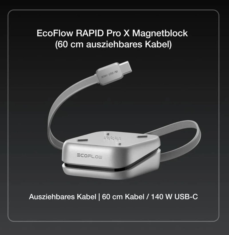 Laden Sie das Bild in Galerie - Viewer, EcoFlow RAPID Pro X Powerbank 27'650 mAh | 320 W laden, bis zu 300 W entladen | USB-C
