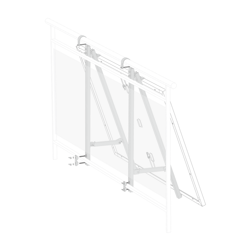 Laden Sie das Bild in Galerie - Viewer, EcoFlow Solarhalterung für verschiedene Balkongeländer
