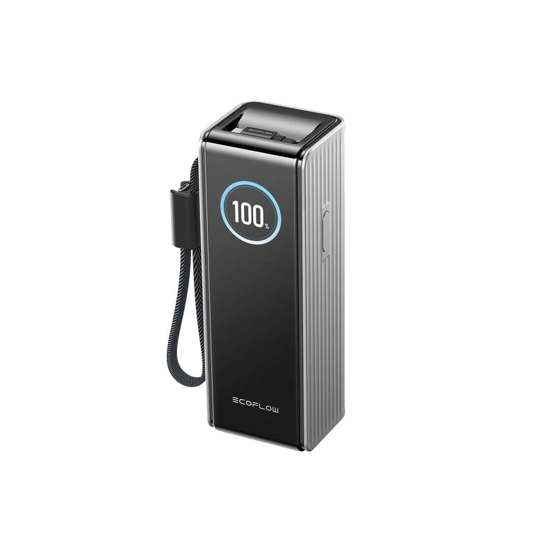 Laden Sie das Bild in Galerie - Viewer, EcoFlow RAPID Powerbank 25'000 mAh grau | 140 W laden, bis zu 170 W entladen | + ausziehbares 100 W USB-C Kabel
