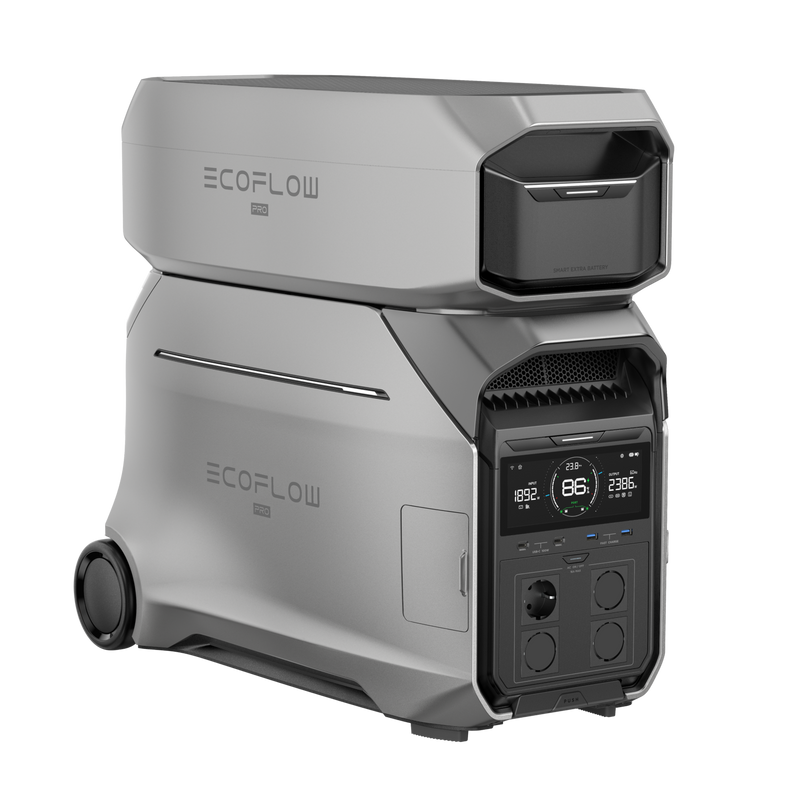 Chargez l'image dans la visionneuse de la galerie, Station d'alimentation EcoFlow DELTA Pro 3 et kit de batteries supplémentaires, version UE | Capacité 8 kWh
