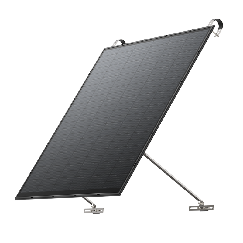Chargez l'image dans la visionneuse de la galerie, Support solaire EcoFlow pour balustrades de balcon en treillis – Panneaux de 250 W
